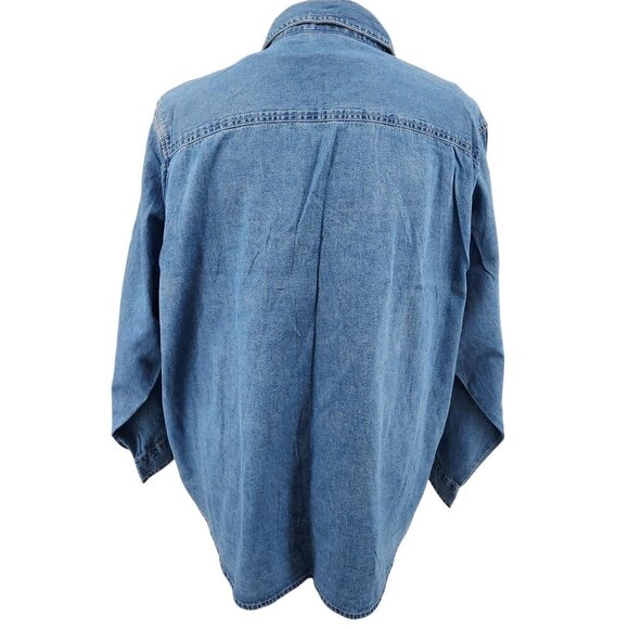 Mickey Unlimited Womens Disney Denim Shirt, Size 26W/28W - Picture 3 of 10